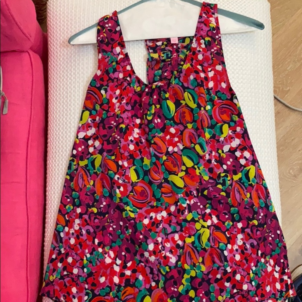 Lilly Pulitzer floral tank size S